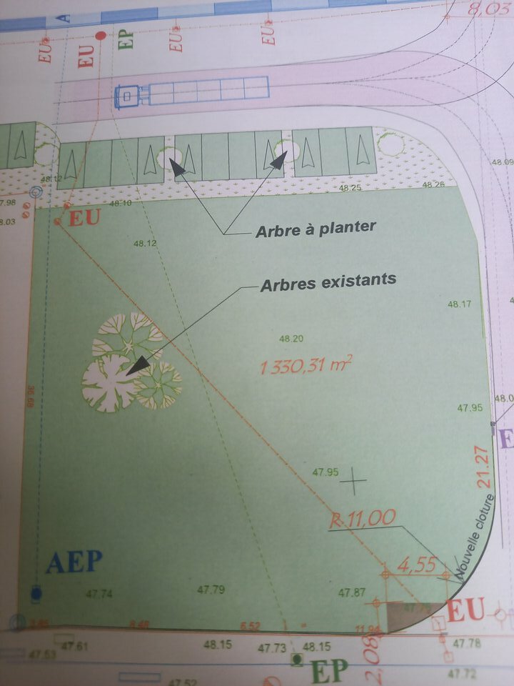 Terrain à vendre - 1363.0 m2 - 72 - Sarthe