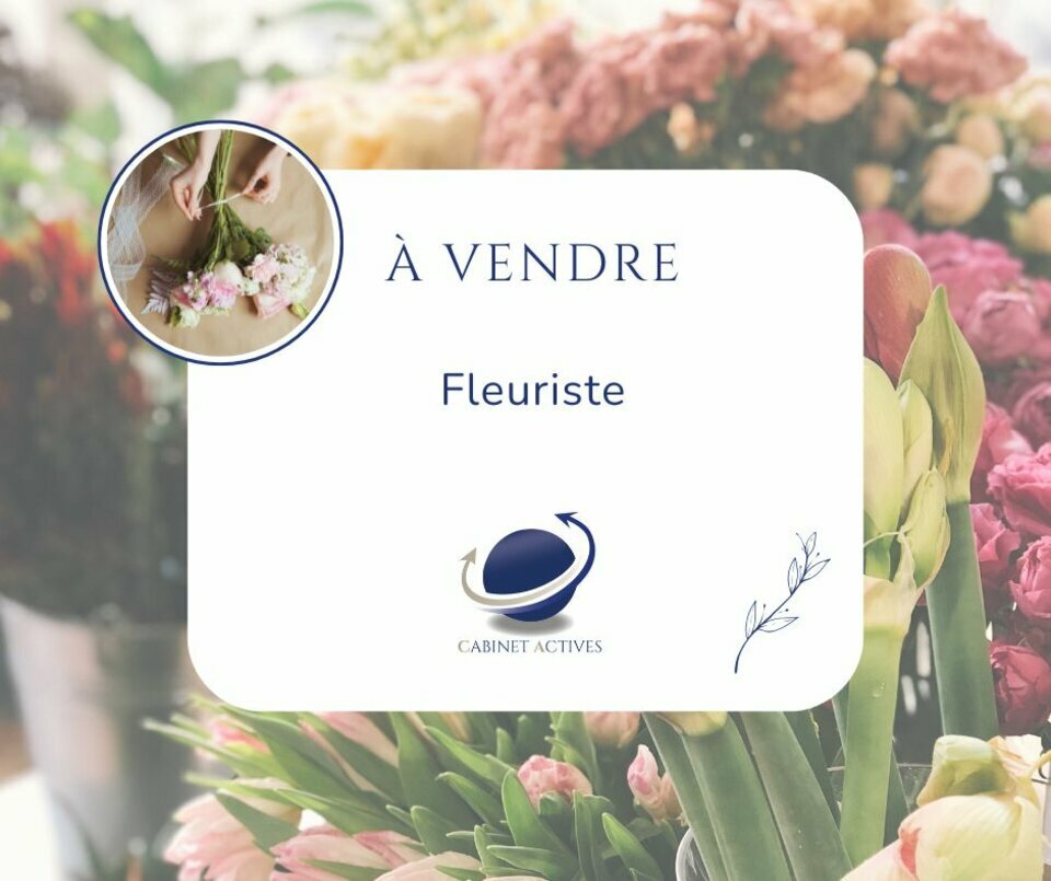 38- A VENDRE Fleuriste en coeur de ville