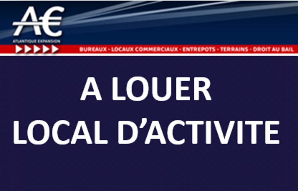 LOCAL D’ACTIVITE – ENTREPÔT à LOUER