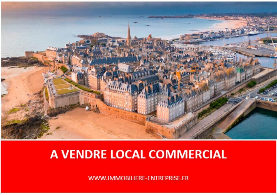 A vendre Local commercial  93.07m² Saint-Malo